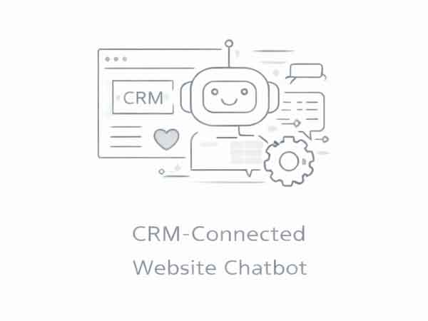 CRM-Connected Website Chatbot
