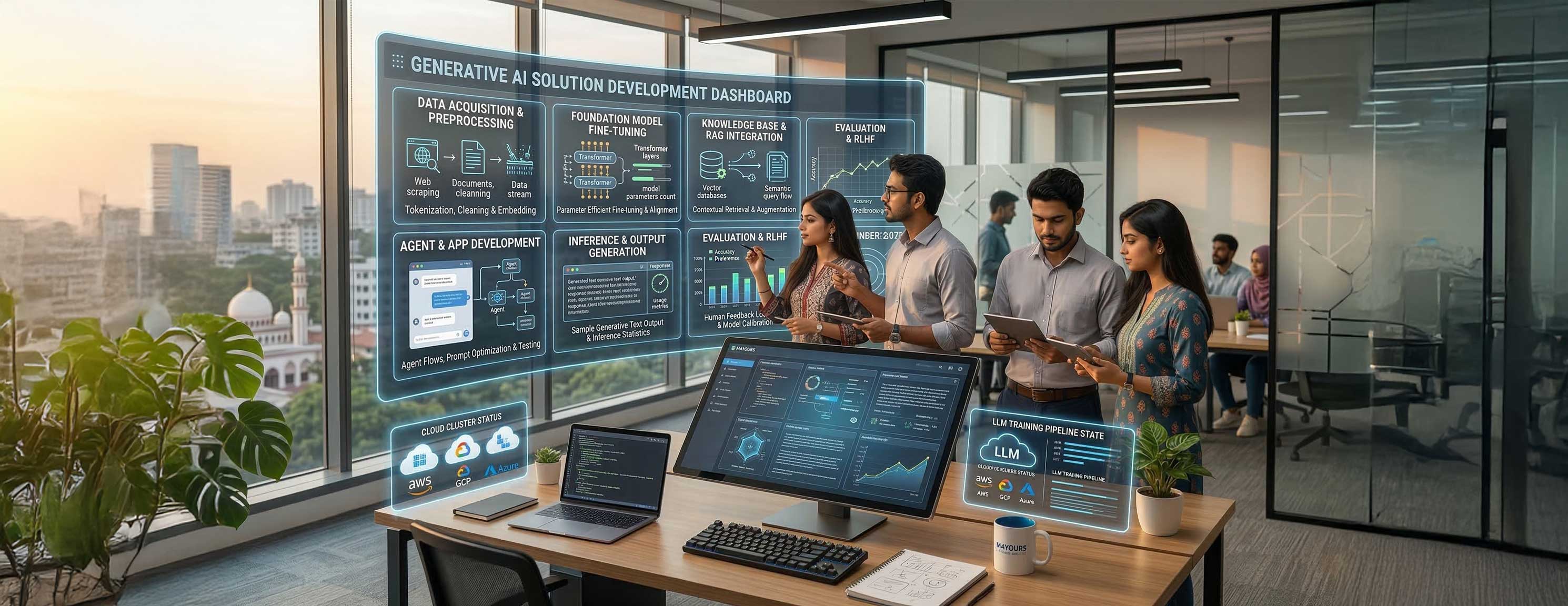 LLM & Generative AI Solution Development | M4YOURS IT