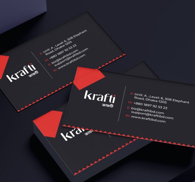 Krafti Business Card Design