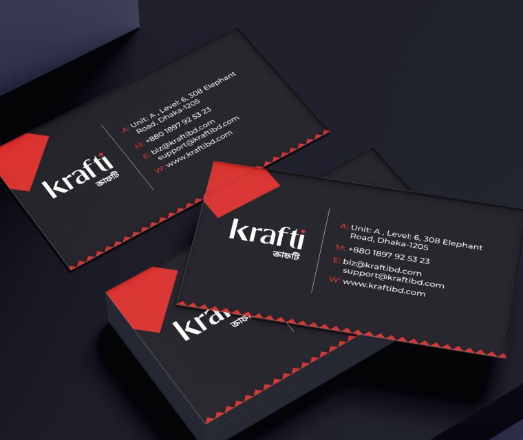 Krafti Business Card Design